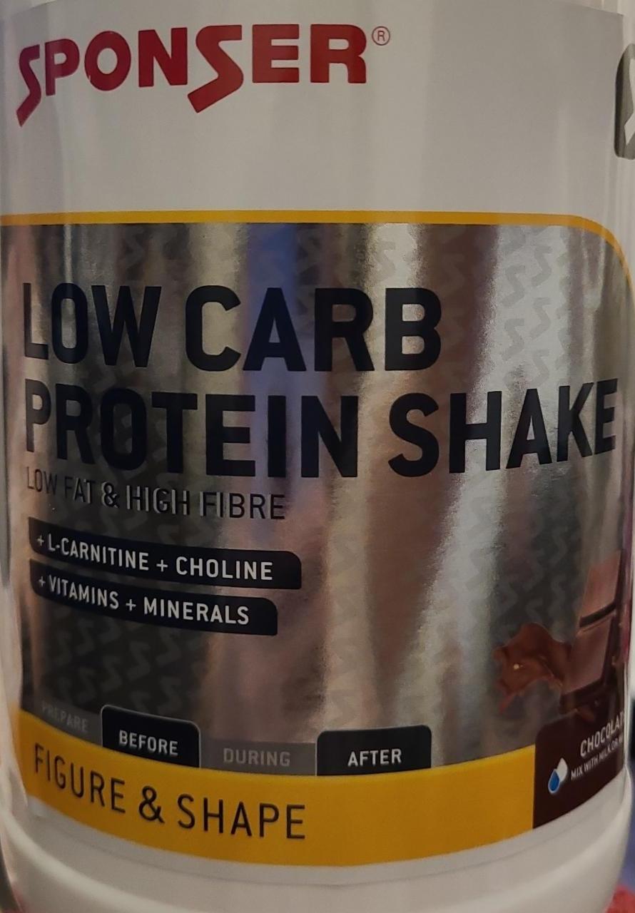 Fotografie - low carb protein shake chocolate Sponser