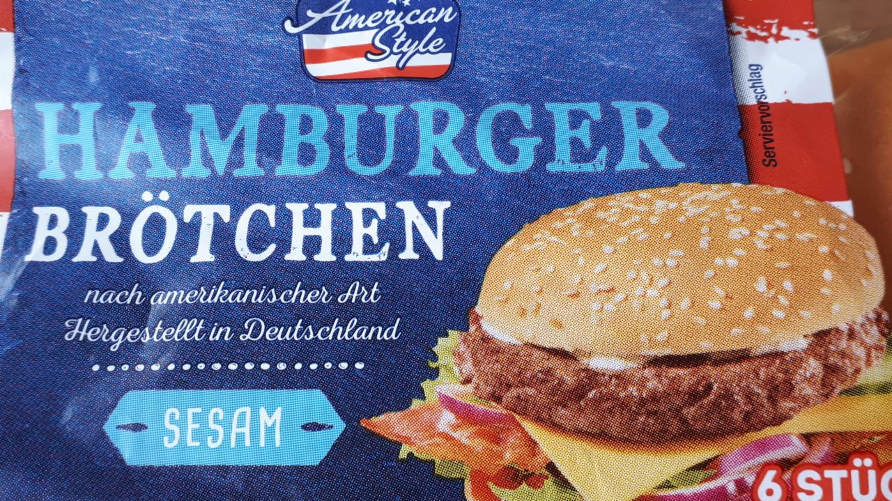 Fotografie - Hamburger brötchen Sesam American Style