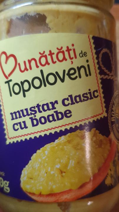 Fotografie - Mustar clasic cu boabe Bunatati de Topoloveni
