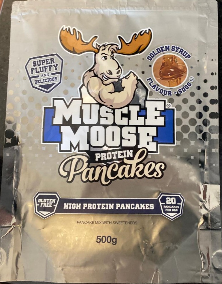 Fotografie - Protein Pancakes Golden Syrup Muscle Moose