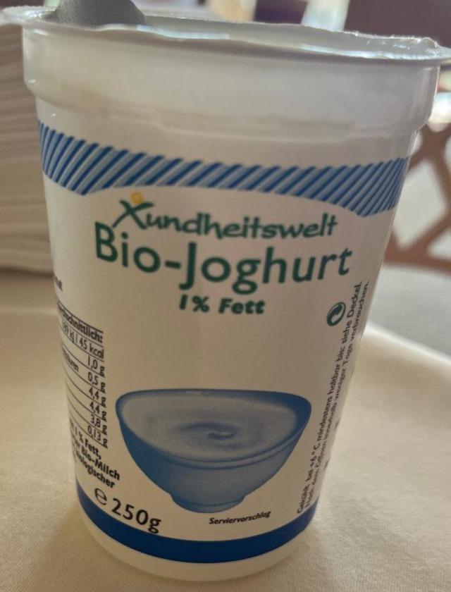 Fotografie - Bio-joghurt 1% fett Xundheitswelt