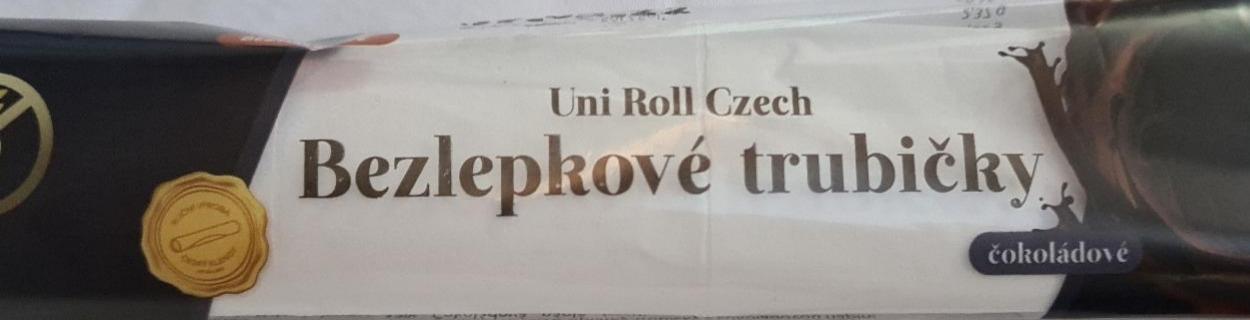 Fotografie - Bezlepkové trubičky čokoládové Uni Roll Czech 