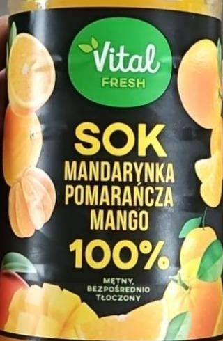 Fotografie - Sok mandarynka pomarańcza mango Vital fresh