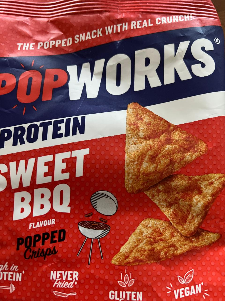 Fotografie - Protein Sweet Barbecue Popped Crisps PopWorks