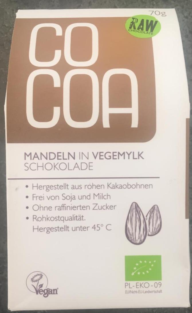 Fotografie - Mandeln in Vegemylk Schokolade Cocoa