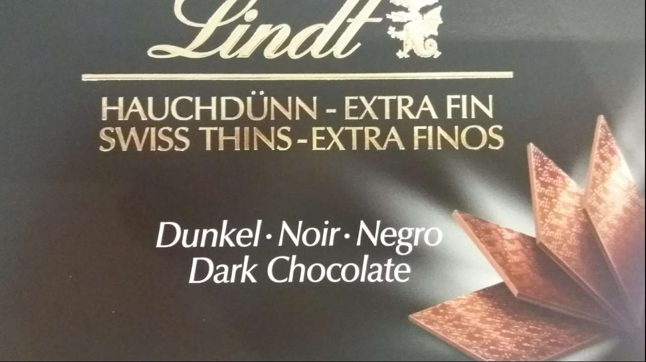 Fotografie - Lindt extra fin chocolate