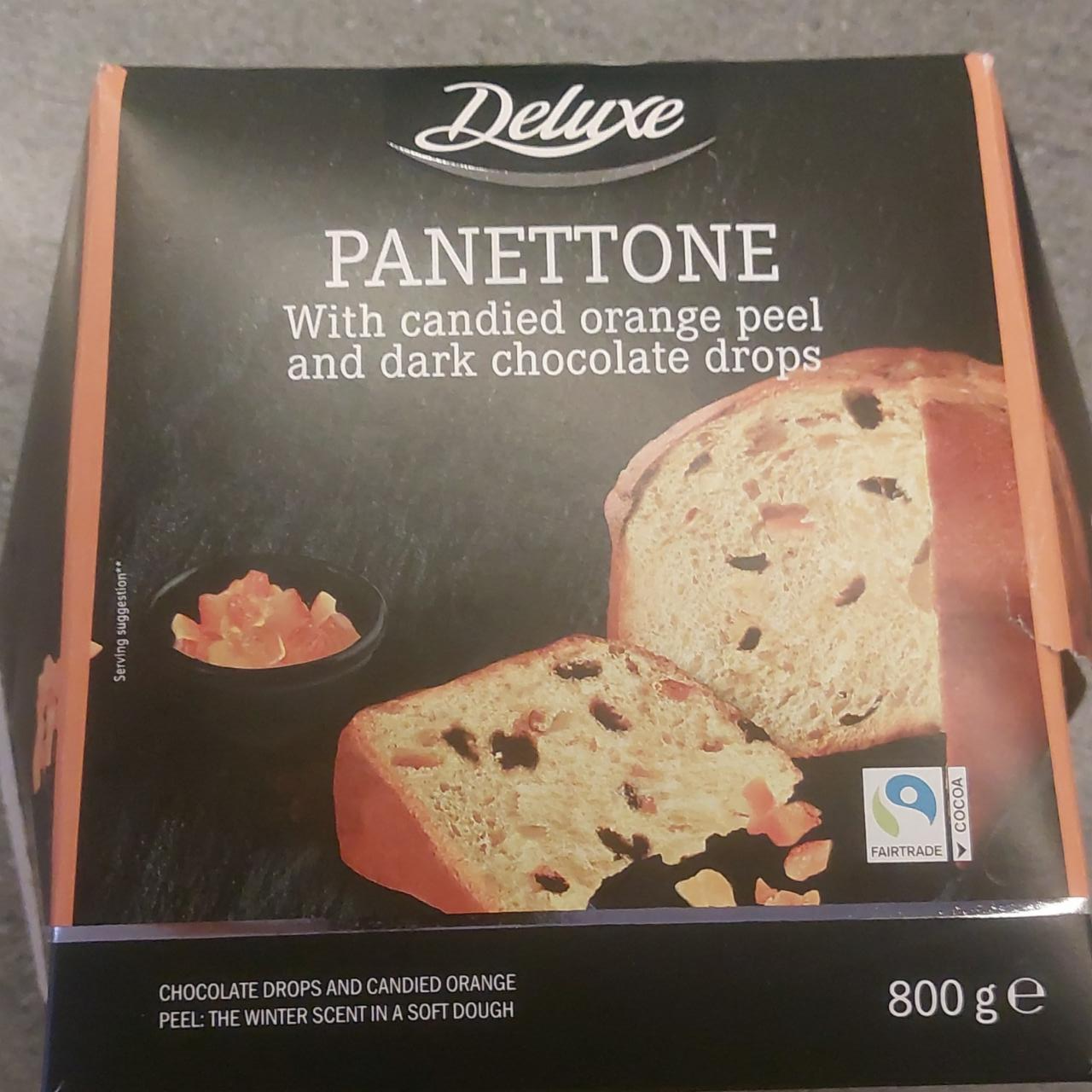 Fotografie - Panettone with candied orange peel and dark chocolate drops Deluxe