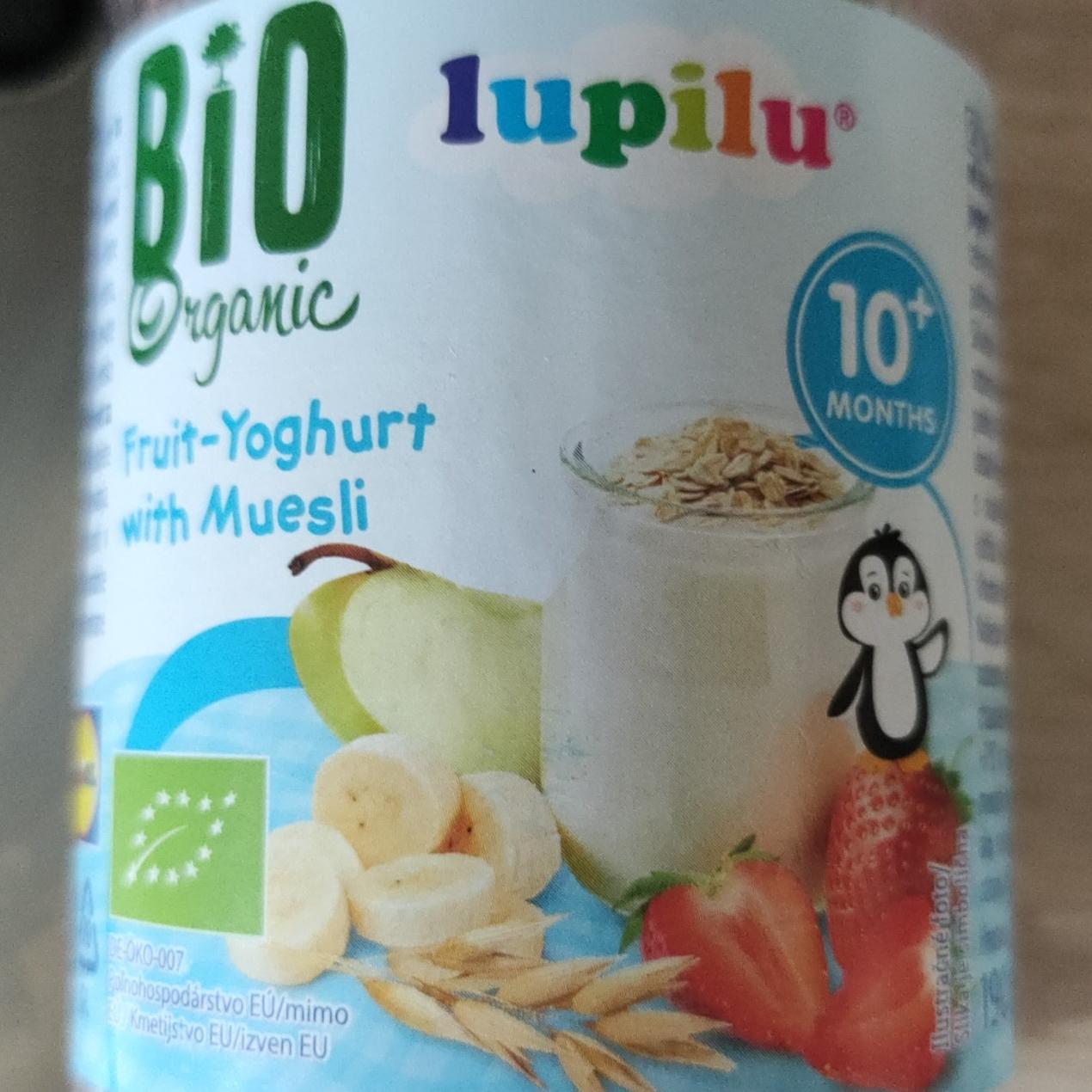 Fotografie - Bio Organic Fruit-Yogurt with Muesli Lupilu