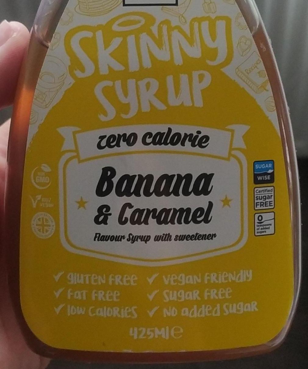 Fotografie - Skinny Syrup Banana & Caramel zero calorie The Skinny Food Co