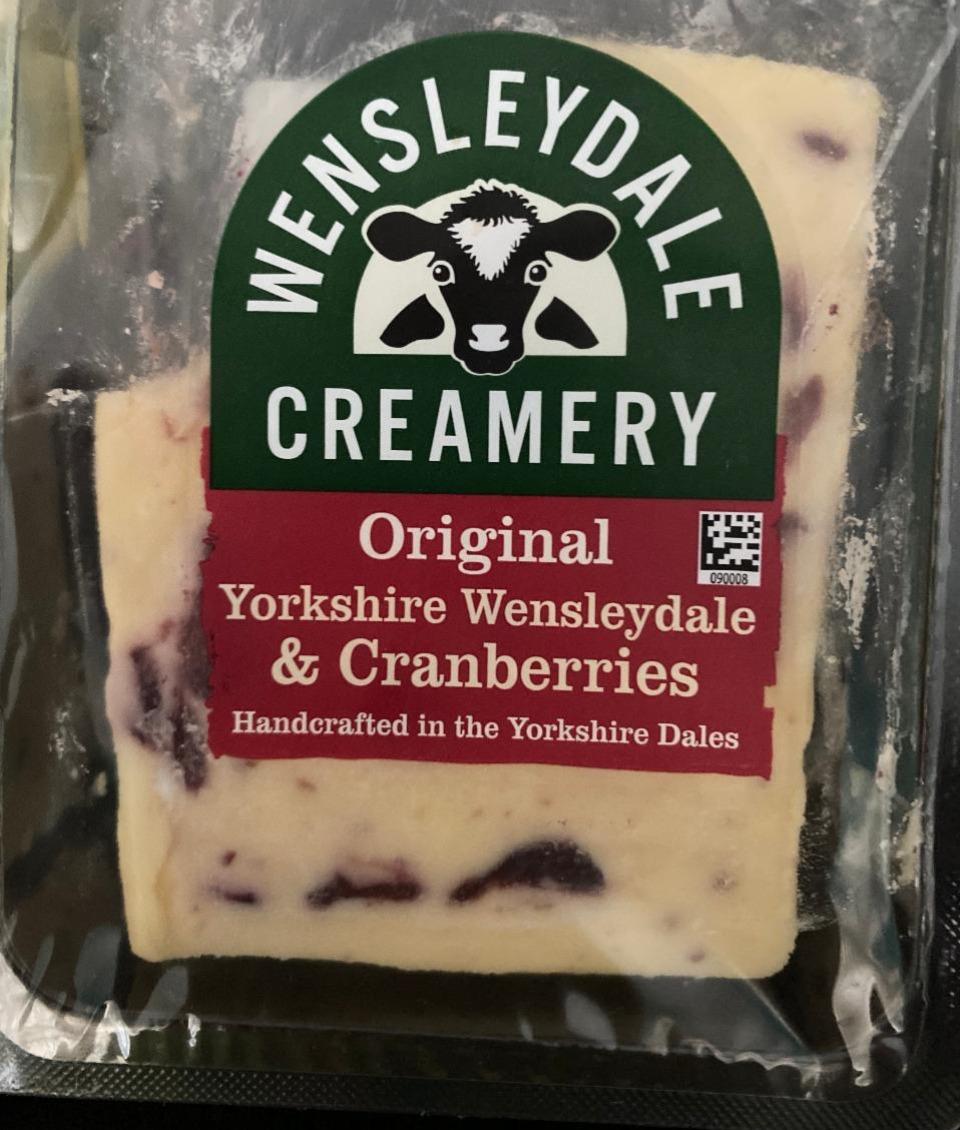 Fotografie - Original Yorkshire Wensleydale & Cranberries Wensleydale Creamery
