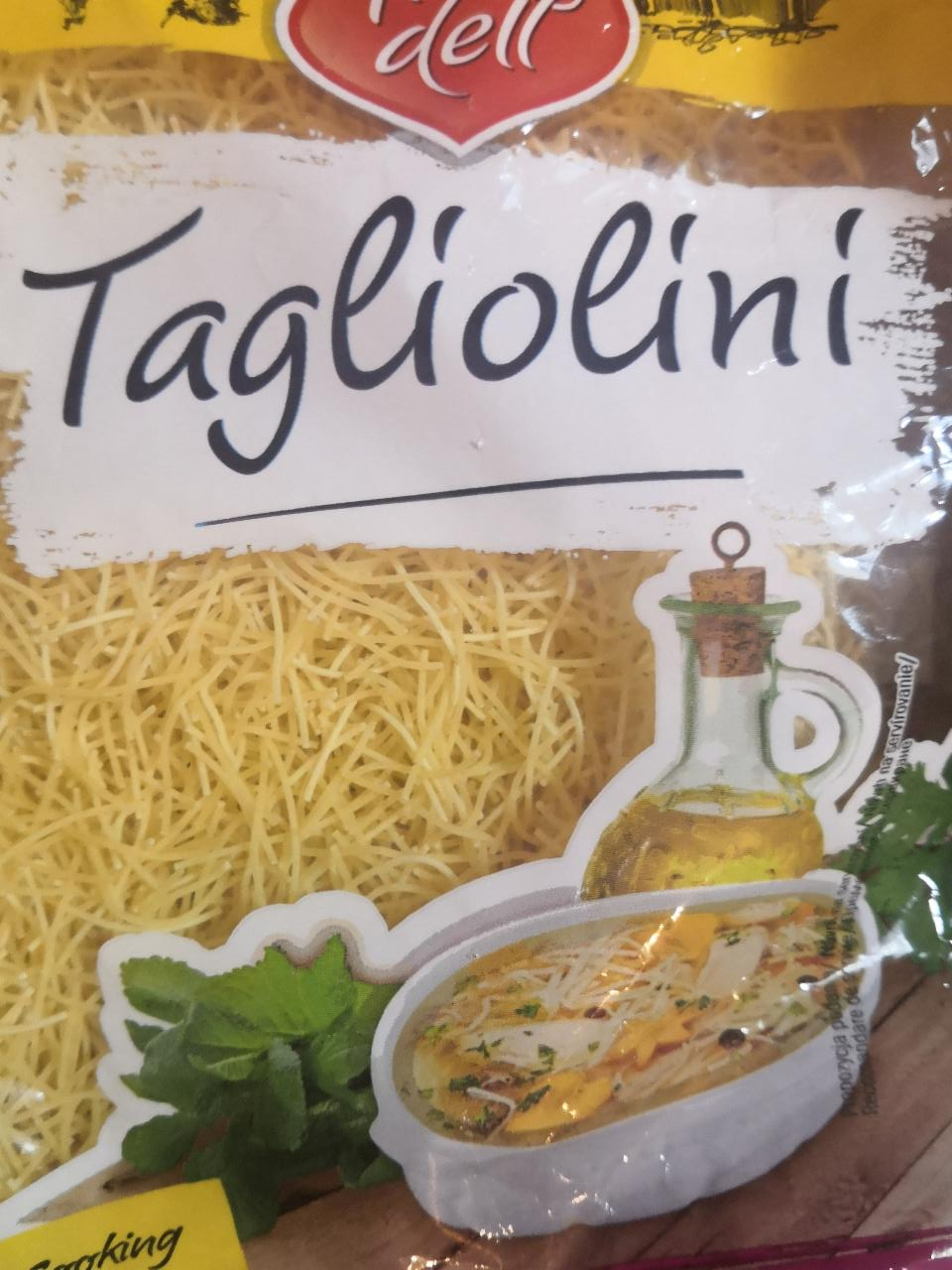 Fotografie - Tagliolini polévkové vlasové nudle (pšeničné vaječné těstoviny) Tiradell