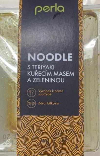 Fotografie - Noodle s teriyaki kuřecím masem a zeleninou Perla
