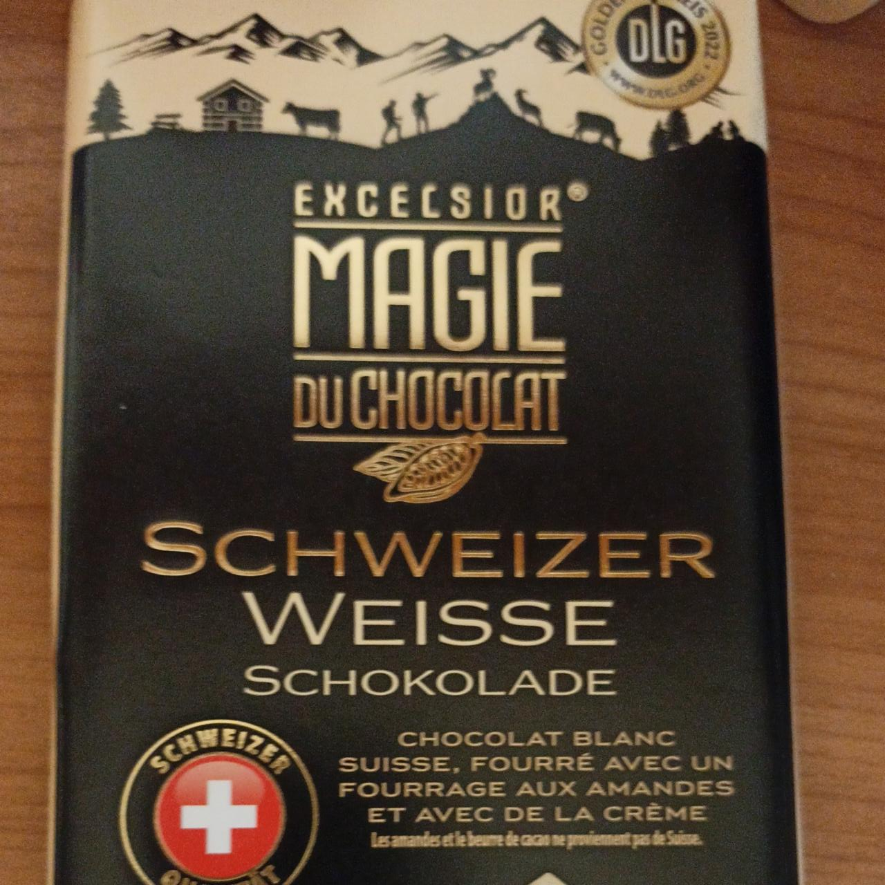 Fotografie - Schweizer weisse schokolade Excelsior Magie du chocolat