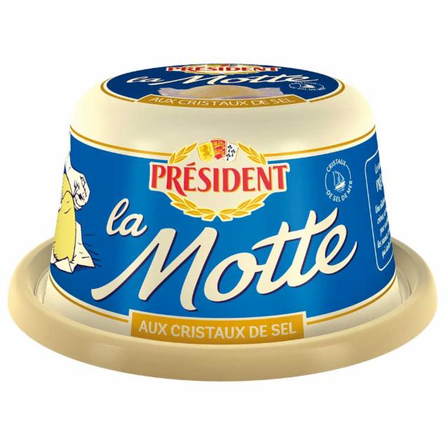 Fotografie - La Motte aux cristaux de sel (máslo solené s mořskou solí) Président