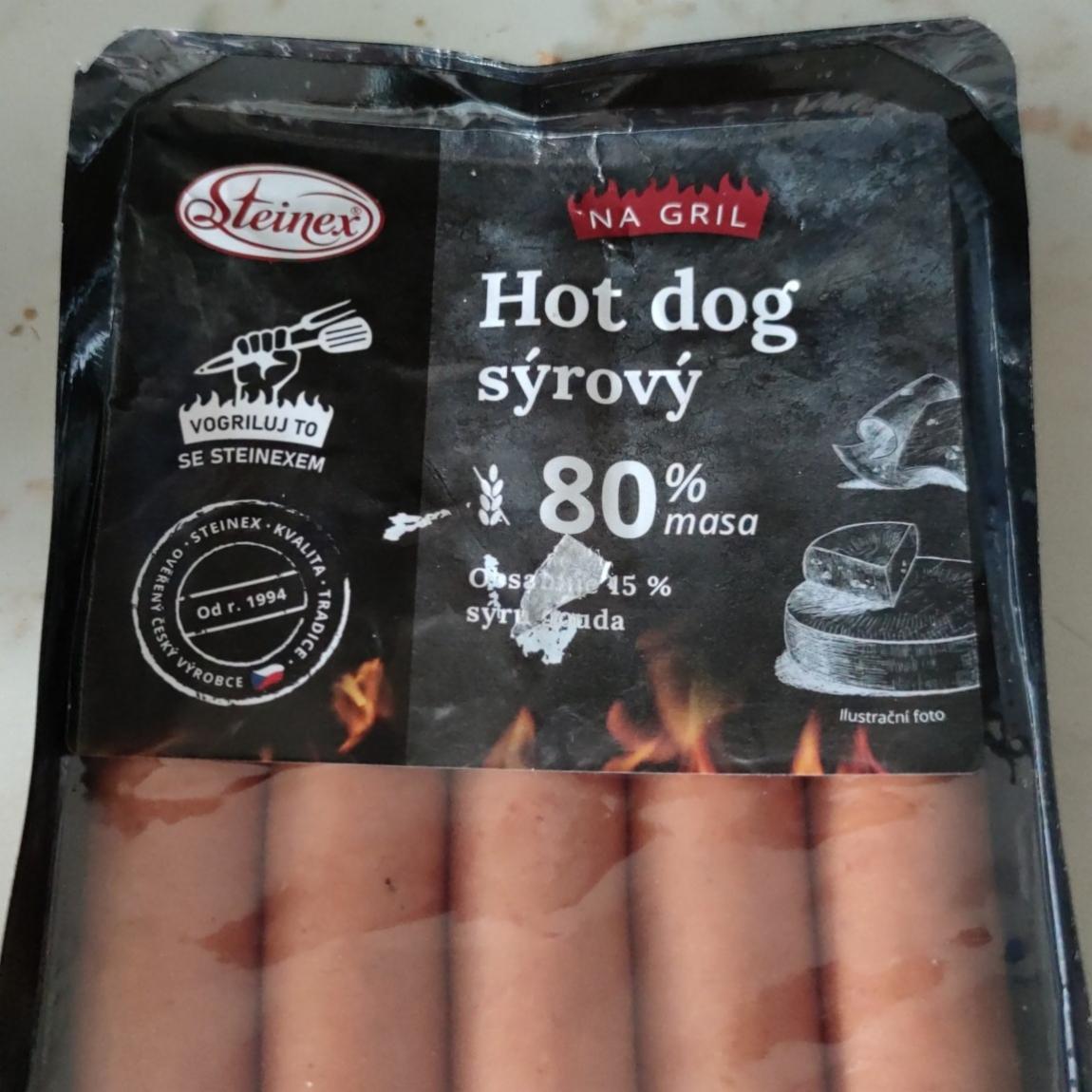 Fotografie - hot dog sýrový 80% masa Steinex