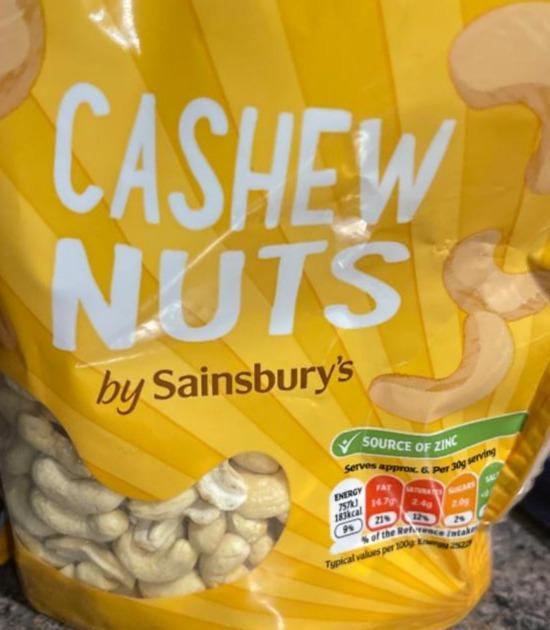 Fotografie - Cashew nuts Sainsbury's