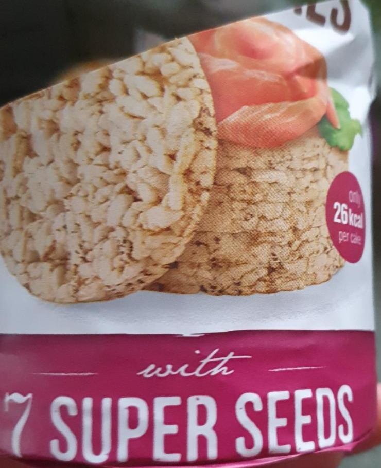 Fotografie - rýžové chlebíčky se 7 druhy semen Nuhealth