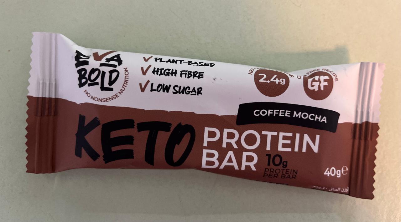 Fotografie - Keto Protein Bar Coffee Mocha Eva Bold