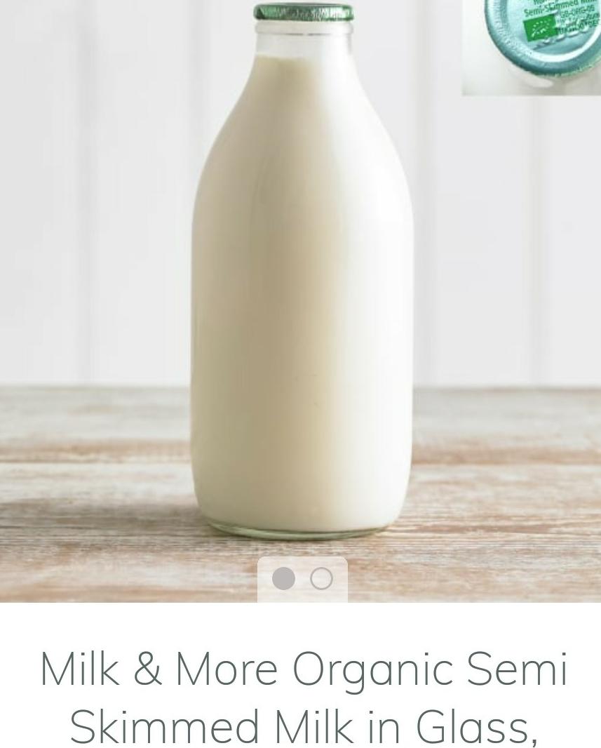 Fotografie - Organic Semi-skimmed Milk Milk & More