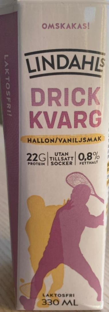 Fotografie - Drink Kvarg Hallon/Vaniljsmak Lindahls