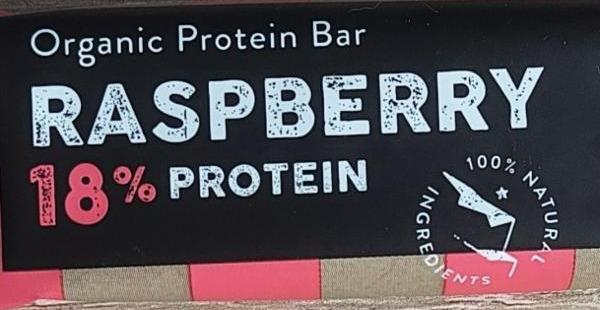 Fotografie - Organic protein bar Raspberry 18% Protein Peak Punk