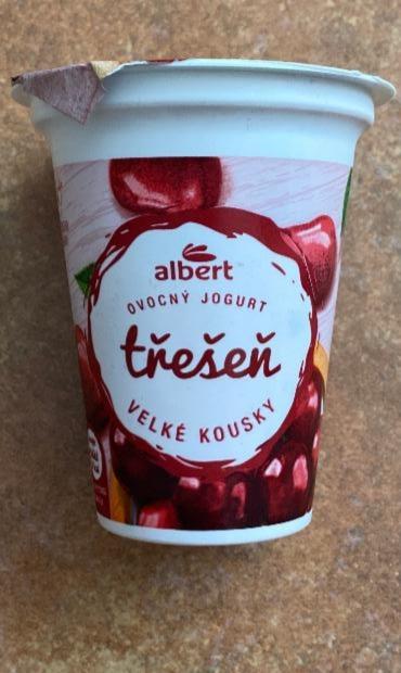 Fotografie - Ovocný jogurt třešeň Albert