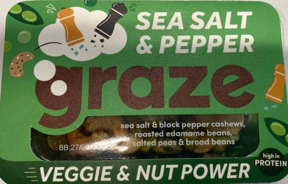 Fotografie - Sea salt & Pepper Veggie & Nut power Graze