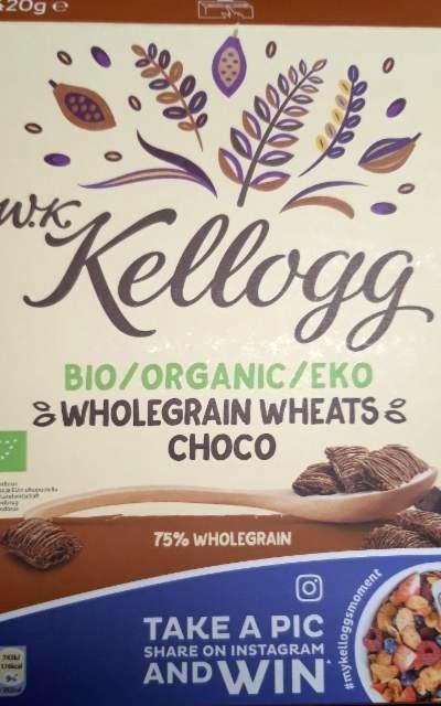 Fotografie - Wholegrain wheats choco bio W. K. Kellogg