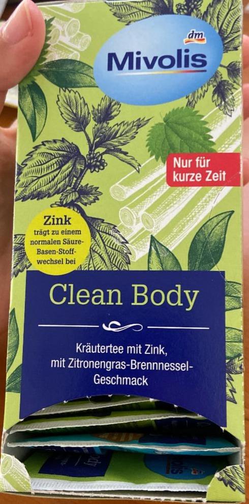 Fotografie - Kräuter-Tee, Clean Body mit Zink, Zitronengras, Brennessel & grünem Tee Mivolis