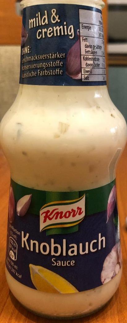 Fotografie - Knoblauch Sauce Knorr