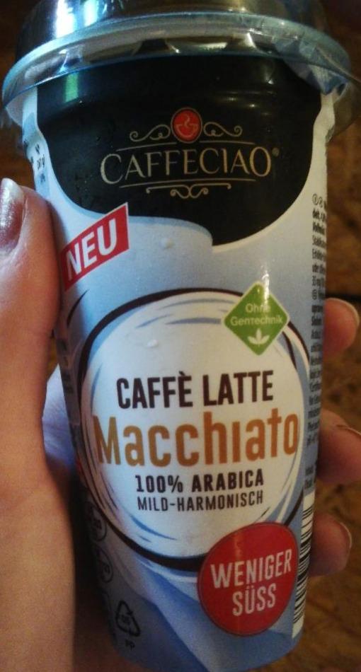 Fotografie - Caffe latte macchiato weniger süss Caffeciao