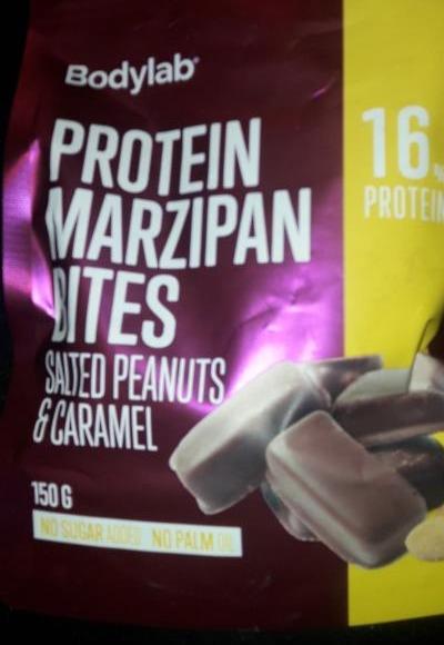 Fotografie - Protein Marzipan Bites Salted peanuts & Caramel Bodylab