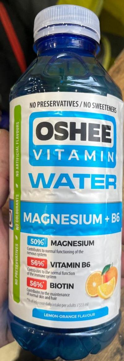 Fotografie - Vitamin Water Magnesium + B6 Lemon-Orange flavour Oshee
