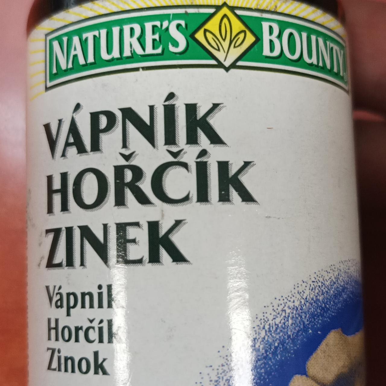 Fotografie - Vápník-Hořčík-Zinek Nature's Bounty