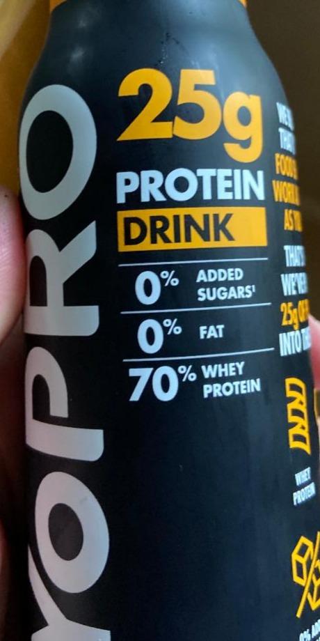 Fotografie - Protein drink mango YoPro