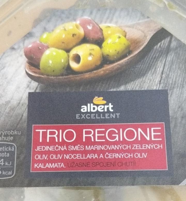 Fotografie - Trio Regione směs marinovaných oliv bez pecky Albert Excellent