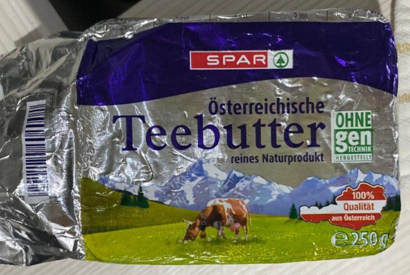 Fotografie - Teebutter Österreichische Spar