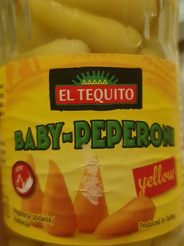 Fotografie - El Tequito Baby Peperoni žluté