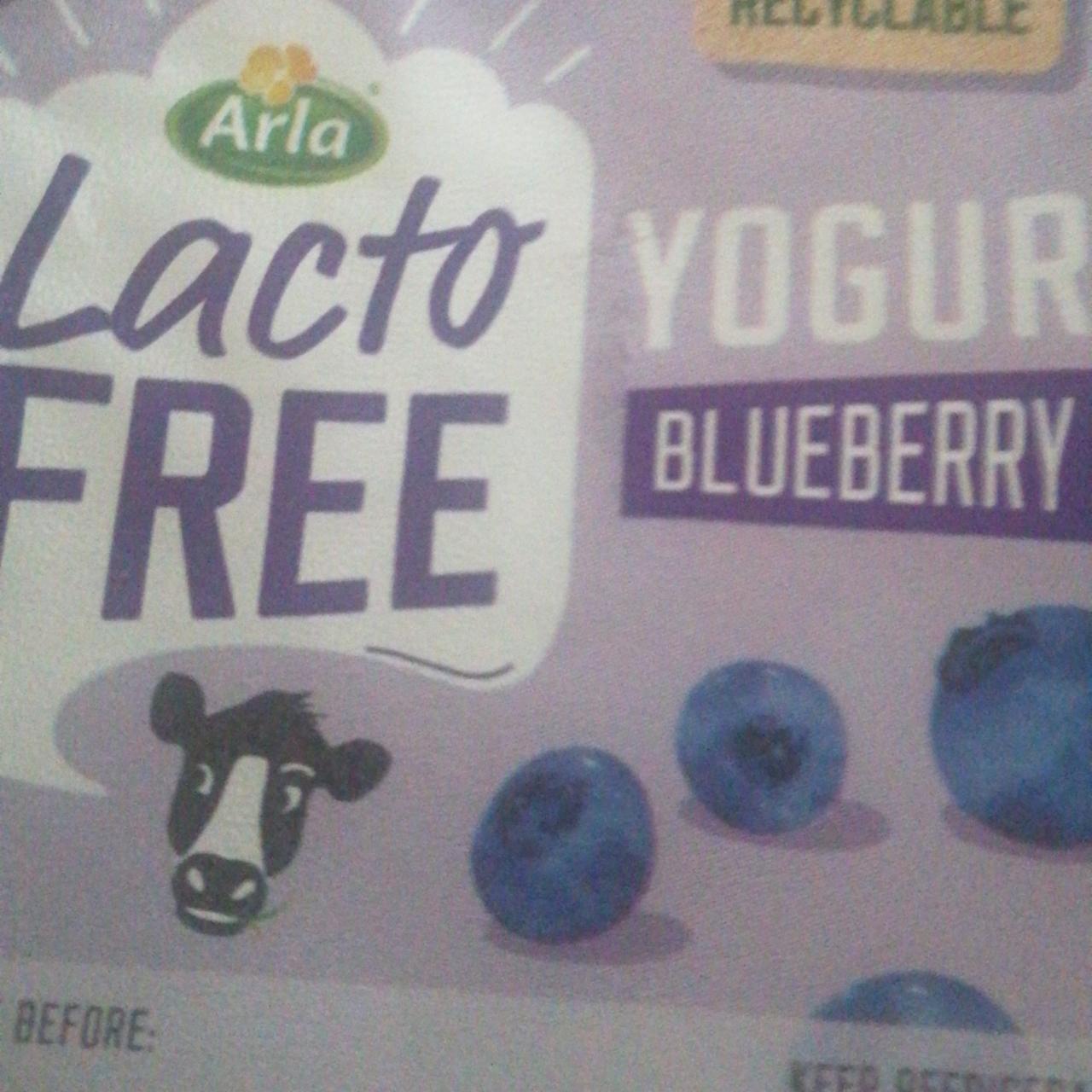 Fotografie - Lacto free yogurt blueberry Arla