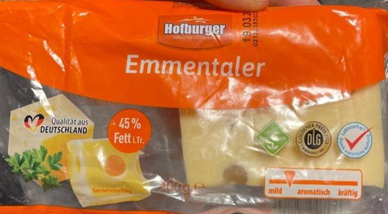 Fotografie - Emmentaler 45% Hofburger