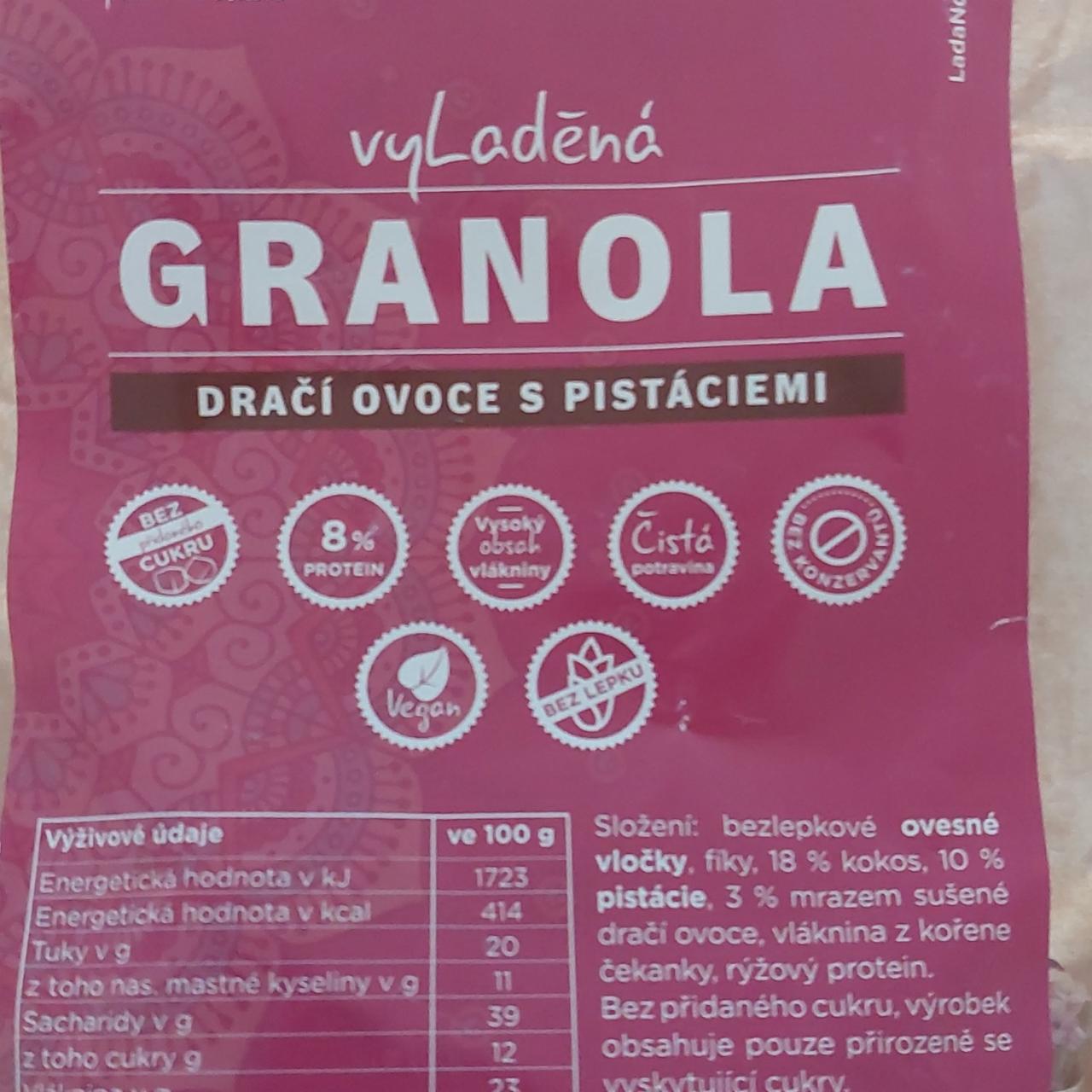 Fotografie - Vyladěná granola dračí ovoce s pistáciemi Diet Plan