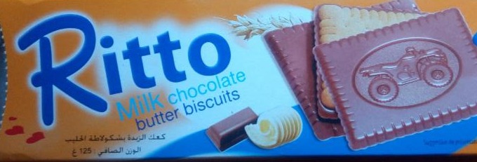 Fotografie - Ritto Dark chocolate butter biscuits