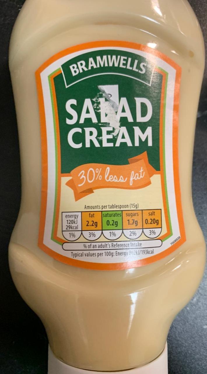 Fotografie - Salad Cream 30% less fat Bramwells