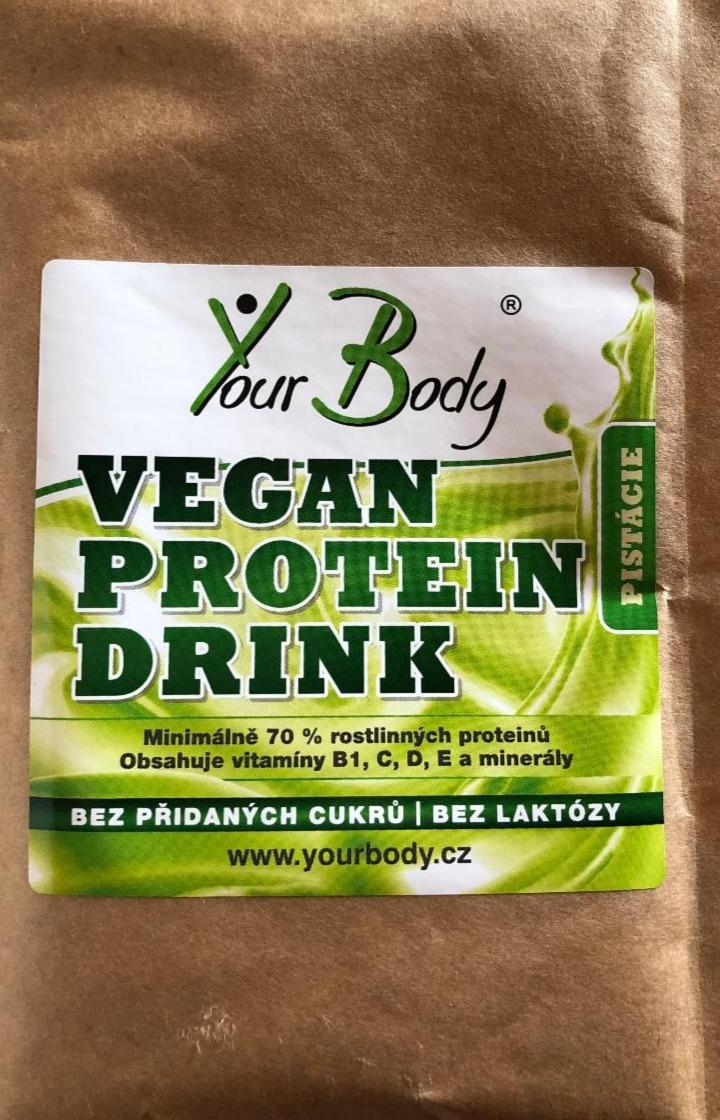 Fotografie - Your Body Vegan Protein Drink Pistácie YourBody