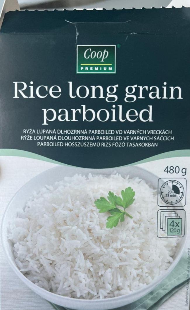 Fotografie - rýže dlouhozrnná parboiled Coop Premium