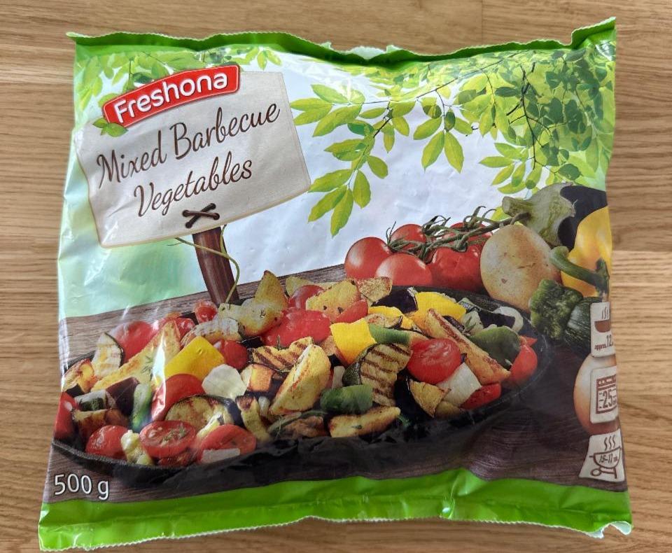 Fotografie - Mixed Barbecue Vegetables Freshona