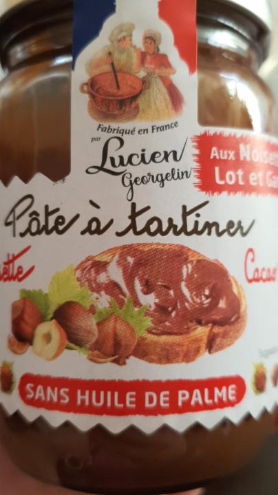Fotografie - Pâtes à tartiner Noisette Cacao Lucien Georgelin
