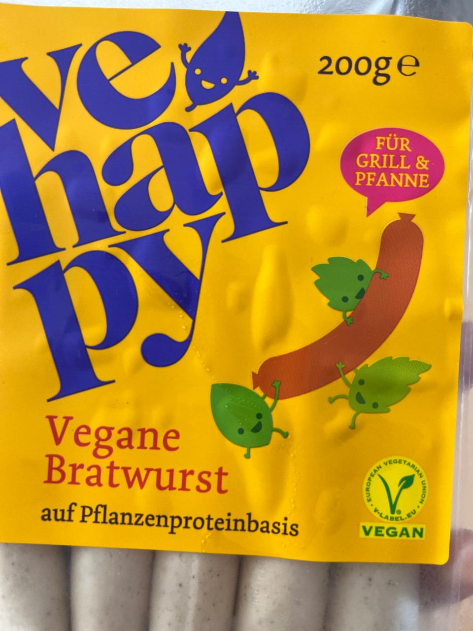 Fotografie - Vegane Bratwurst auf Pflanzenproteinbasis VeHappy