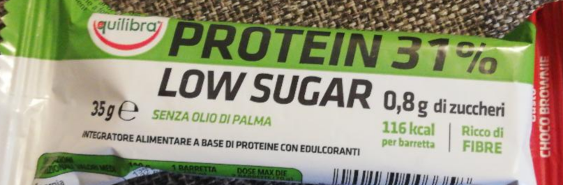 Fotografie - Protein low sugar choco brownie quilibra
