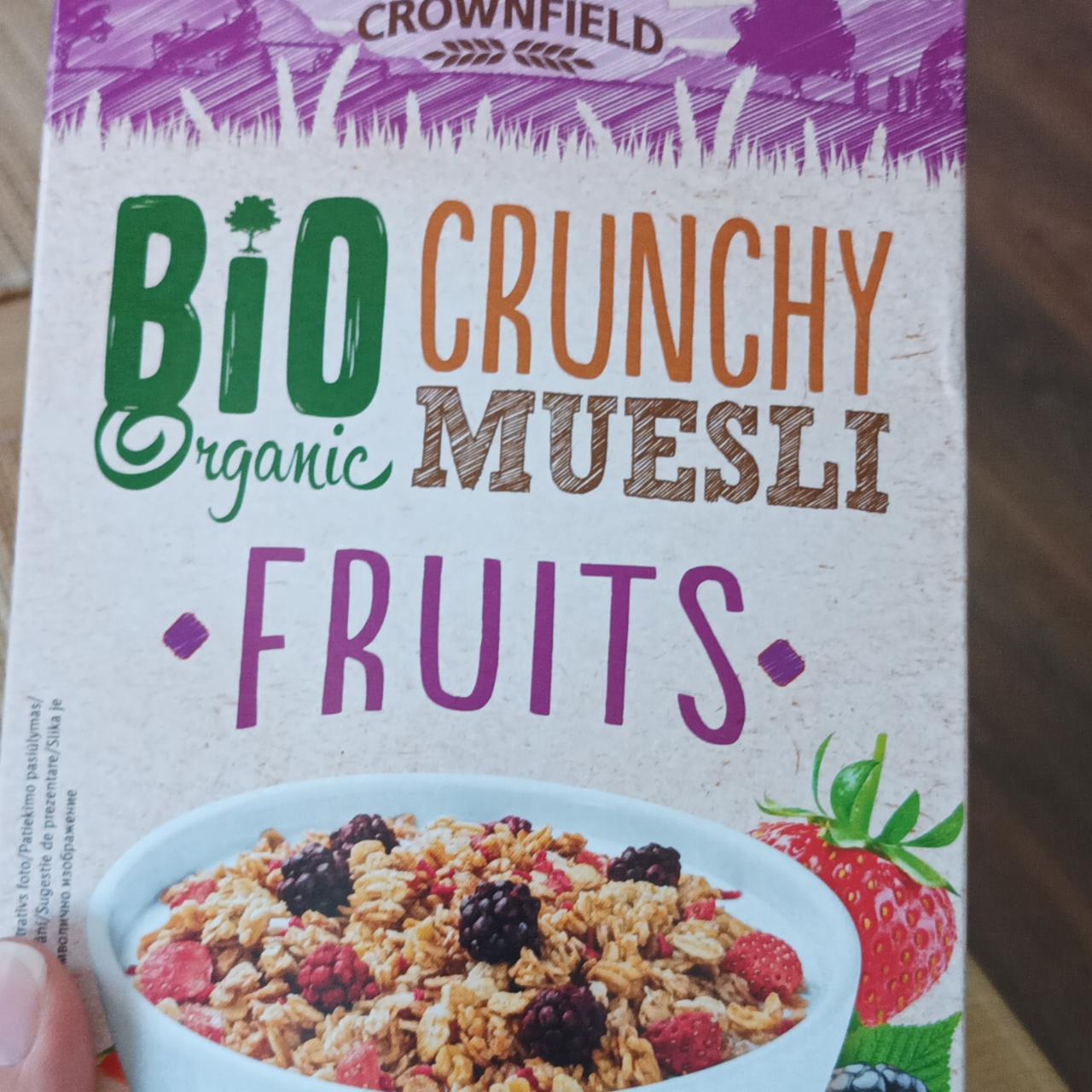 Fotografie - Bio Organic Crunchy Muesli Fruits Crownfield
